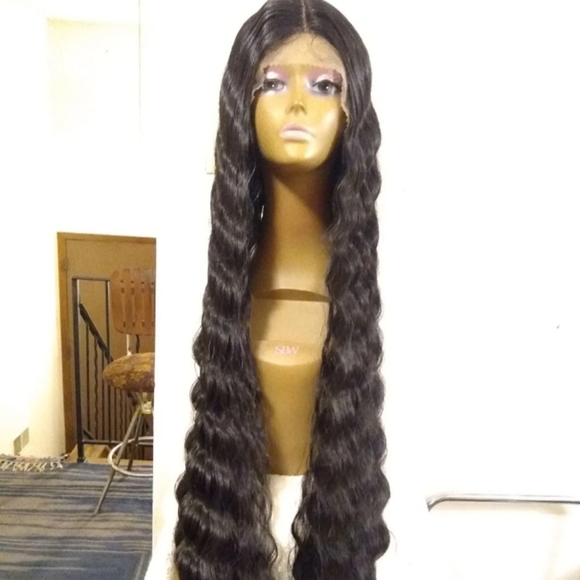 COPY - Human hair blend lace front wig